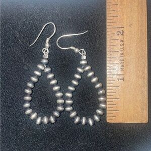 Elegant Silver Teardrop Earrings